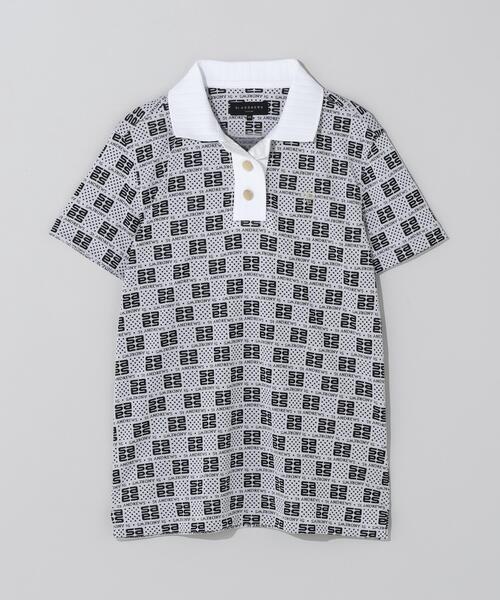 St ANDREWS(セントアンドリュース)の「【St ANDREWS】【吸水速乾】SAモノグラムジャガード半袖ポロシャツ (WOMENS)(ポロシャツ・レディース・ホワイト・M/S)」の5枚目の写真