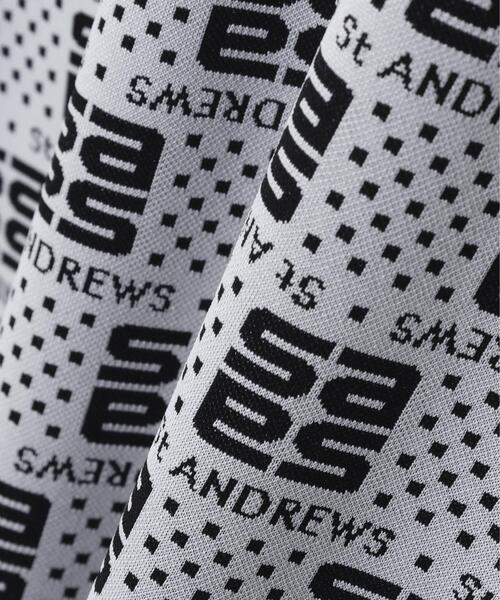 St ANDREWS(セントアンドリュース)の「【St ANDREWS】【吸水速乾】SAモノグラムジャガード半袖ポロシャツ (WOMENS)(ポロシャツ・レディース・ホワイト・M/S)」の8枚目の写真