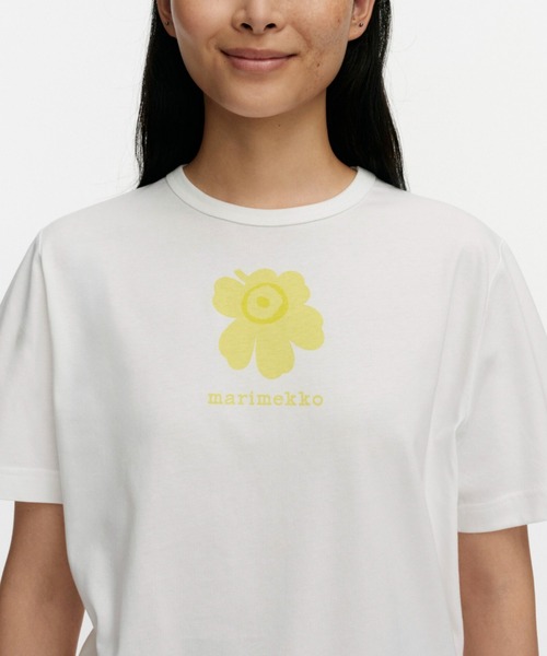 marimekko(マリメッコ)の「【kioski】 Erna Unikko / t-shirt(Tシャツ/カットソー・レディース・レッド/イエロー・X-SMALL/SMALL/MEDIUM/LARGE)」の5枚目の写真