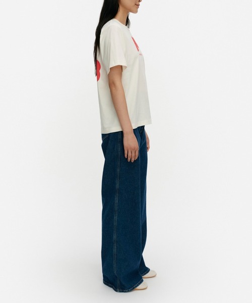 marimekko(マリメッコ)の「【kioski】 Erna Unikko / t-shirt(Tシャツ/カットソー・レディース・レッド/イエロー・X-SMALL/SMALL/MEDIUM/LARGE)」の6枚目の写真