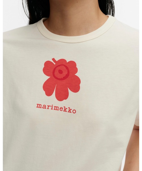 marimekko(マリメッコ)の「【kioski】 Erna Unikko / t-shirt(Tシャツ/カットソー・レディース・レッド/イエロー・X-SMALL/SMALL/MEDIUM/LARGE)」の8枚目の写真
