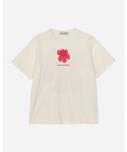 marimekko(マリメッコ)の「【kioski】 Erna Unikko / t-shirt(Tシャツ/カットソー・レディース・レッド/イエロー・X-SMALL/SMALL/MEDIUM/LARGE)」の9枚目の写真