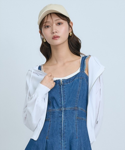 UVカットZIPパーカー（パーカー）｜AND COUTURE（アンドクチュール）の