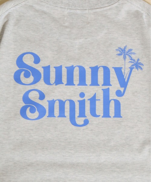 Sunny Smith(サニースミス)の「【SUNNY SMITH】ウルトラヘビーオンス刺繍ロゴTシャツ(Tシャツ/カットソー・メンズ・アッシュグレー/オフホワイト/チャコール・LARGE/MEDIUM/SMALL)」の6枚目の写真