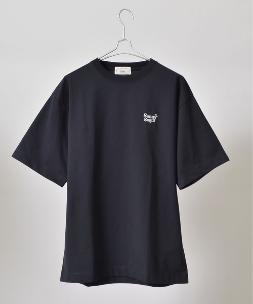 Sunny Smith(サニースミス)の「【SUNNY SMITH】ウルトラヘビーオンス刺繍ロゴTシャツ(Tシャツ/カットソー・メンズ・アッシュグレー/オフホワイト/チャコール・LARGE/MEDIUM/SMALL)」の7枚目の写真