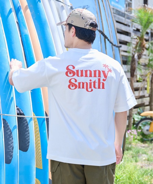 Sunny Smith(サニースミス)の「【SUNNY SMITH】ウルトラヘビーオンス刺繍ロゴTシャツ(Tシャツ/カットソー・メンズ・アッシュグレー/オフホワイト/チャコール・LARGE/MEDIUM/SMALL)」の15枚目の写真