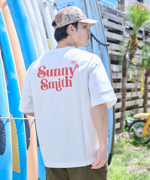 Sunny Smith(サニースミス)の「【SUNNY SMITH】ウルトラヘビーオンス刺繍ロゴTシャツ(Tシャツ/カットソー・メンズ・アッシュグレー/オフホワイト/チャコール・LARGE/MEDIUM/SMALL)」の16枚目の写真