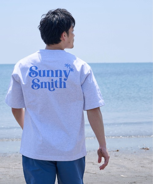 Sunny Smith(サニースミス)の「【SUNNY SMITH】ウルトラヘビーオンス刺繍ロゴTシャツ(Tシャツ/カットソー・メンズ・アッシュグレー/オフホワイト/チャコール・LARGE/MEDIUM/SMALL)」の20枚目の写真