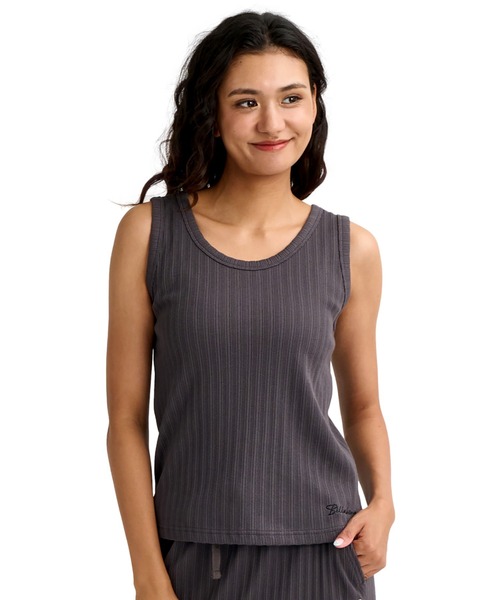 BILLABONG（ビラボン）の「ビラボン BILLABONG アウトドアカジュアル  JACQUARD RIB TANK TOP（タンクトップ・レディース・ダークグレー/イエロー/ホワイト・L/M）」の3枚目の写真