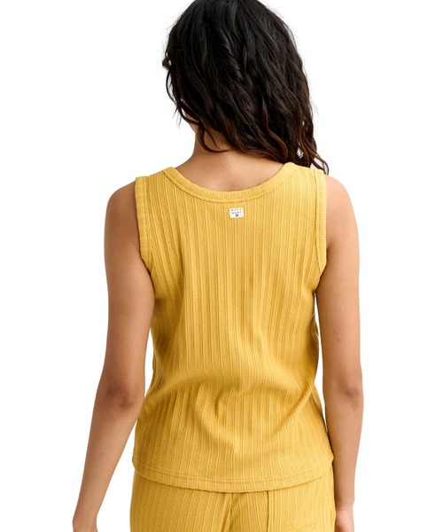 BILLABONG（ビラボン）の「ビラボン BILLABONG アウトドアカジュアル  JACQUARD RIB TANK TOP（タンクトップ・レディース・ダークグレー/イエロー/ホワイト・L/M）」の5枚目の写真