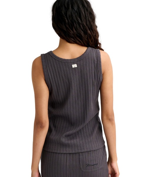 BILLABONG（ビラボン）の「ビラボン BILLABONG アウトドアカジュアル  JACQUARD RIB TANK TOP（タンクトップ・レディース・ダークグレー/イエロー/ホワイト・L/M）」の7枚目の写真