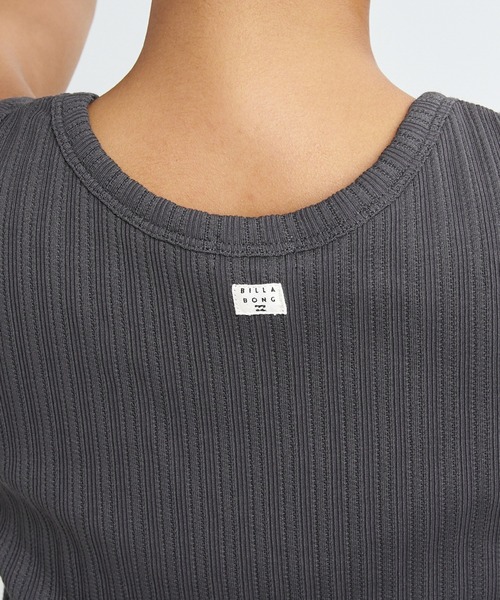 BILLABONG（ビラボン）の「ビラボン BILLABONG アウトドアカジュアル  JACQUARD RIB TANK TOP（タンクトップ・レディース・ダークグレー/イエロー/ホワイト・L/M）」の9枚目の写真
