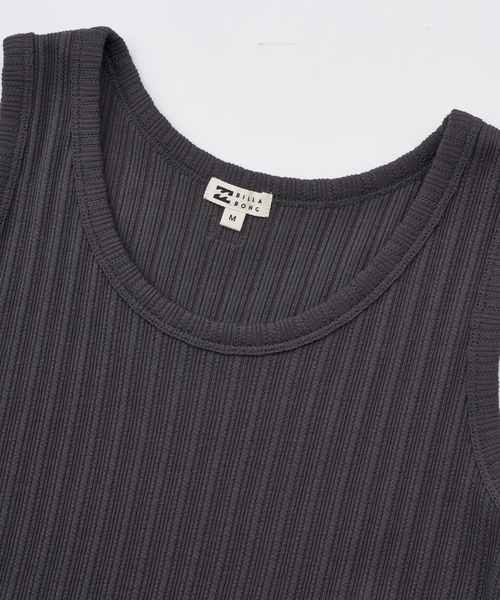 BILLABONG（ビラボン）の「ビラボン BILLABONG アウトドアカジュアル  JACQUARD RIB TANK TOP（タンクトップ・レディース・ダークグレー/イエロー/ホワイト・L/M）」の10枚目の写真