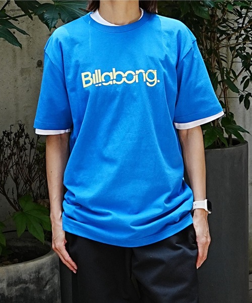 BILLABONG(ビラボン)の「BILLABONG メンズ SLICE LOGO Tシャツ 【2026年夏モデル】(Tシャツ/カットソー・メンズ・オフホワイト/イエロー系その他/ブルー系その他/ブラック・SMALL/MEDIUM/LARGE/X-LARGE)」の3枚目の写真
