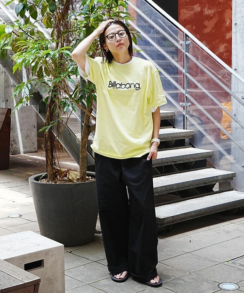 BILLABONG(ビラボン)の「BILLABONG メンズ SLICE LOGO Tシャツ 【2026年夏モデル】(Tシャツ/カットソー・メンズ・オフホワイト/イエロー系その他/ブルー系その他/ブラック・SMALL/MEDIUM/LARGE/X-LARGE)」の18枚目の写真