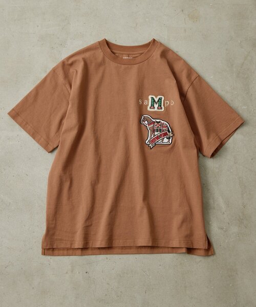 ear PAPILLONNER（イアパピヨネ）の「sampo×earコラボTシャツ《綿100％》（Tシャツ/カットソー・レディース・ホワイト/ブラック/ブラウン・FREE）」の14枚目の写真