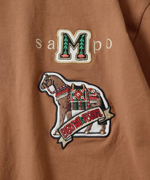 ear PAPILLONNER（イアパピヨネ）の「sampo×earコラボTシャツ《綿100％》（Tシャツ/カットソー・レディース・ホワイト/ブラック/ブラウン・FREE）」の13枚目の写真