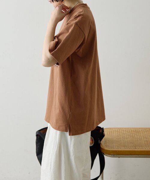 ear PAPILLONNER（イアパピヨネ）の「sampo×earコラボTシャツ《綿100％》（Tシャツ/カットソー・レディース・ホワイト/ブラック/ブラウン・FREE）」の10枚目の写真