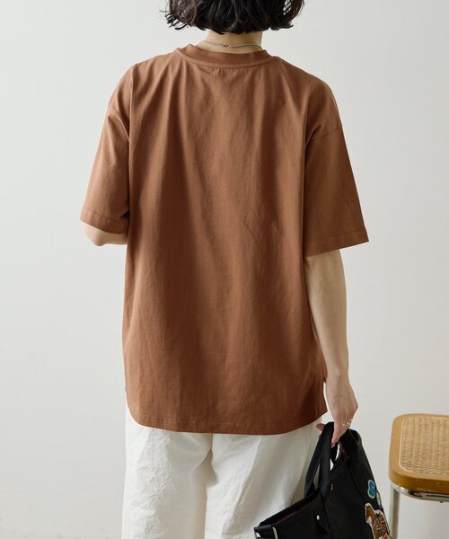 ear PAPILLONNER（イアパピヨネ）の「sampo×earコラボTシャツ《綿100％》（Tシャツ/カットソー・レディース・ホワイト/ブラック/ブラウン・FREE）」の9枚目の写真