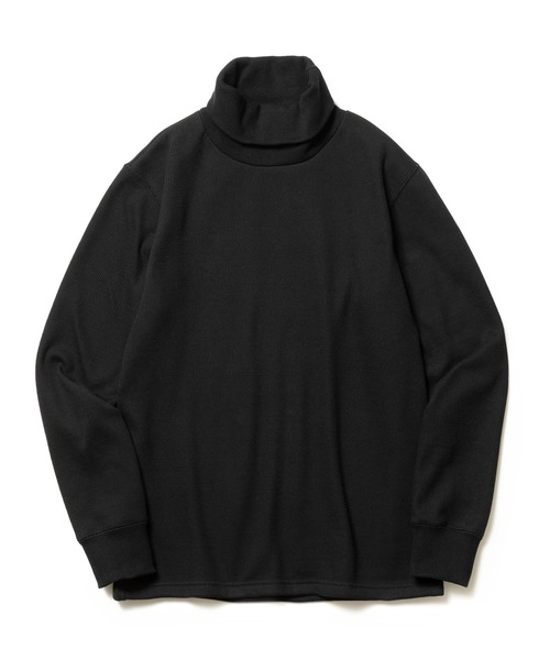 MR.OLIVE(ミスターオリーブ)の「HEAT THERMAL / STANDARD TURTLE NECK SHIRT /M263134(Tシャツ/カットソー・メンズ・オフホワイト/ブラック・MEDIUM/LARGE)」の9枚目の写真