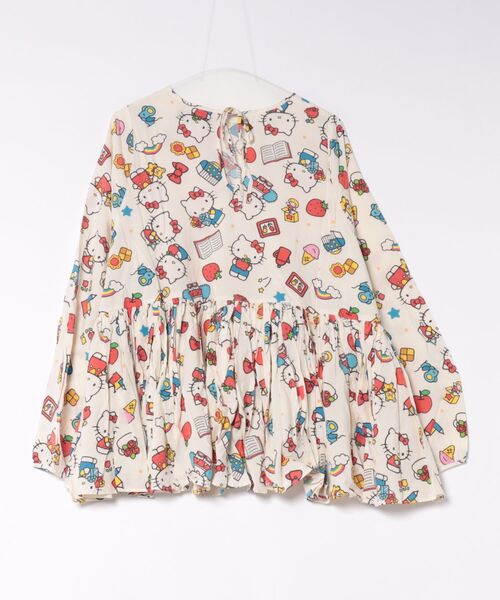 Little sunny bite(リトルサニーバイト)の「littlesunnybite/リトルサニーバイト/hello kitty x little sunny bite print dress(ワンピース・レディース・ホワイト・M/S)」の2枚目の写真