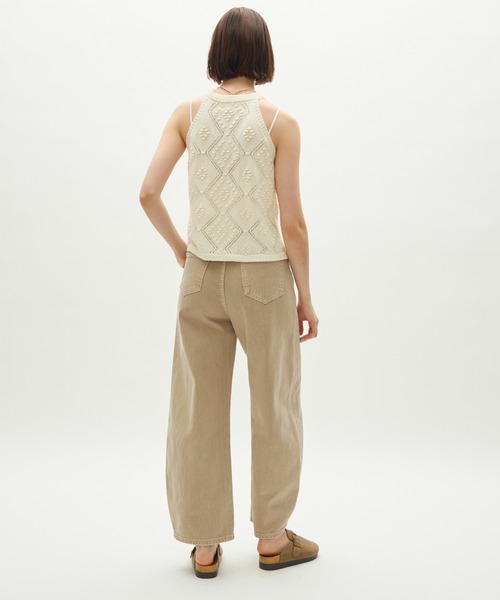 full/fill.(フルフィル)の「halter neck knit tank / ホルターネックニットタンク(タンクトップ・レディース・レッド/アイボリー・FREE)」の12枚目の写真