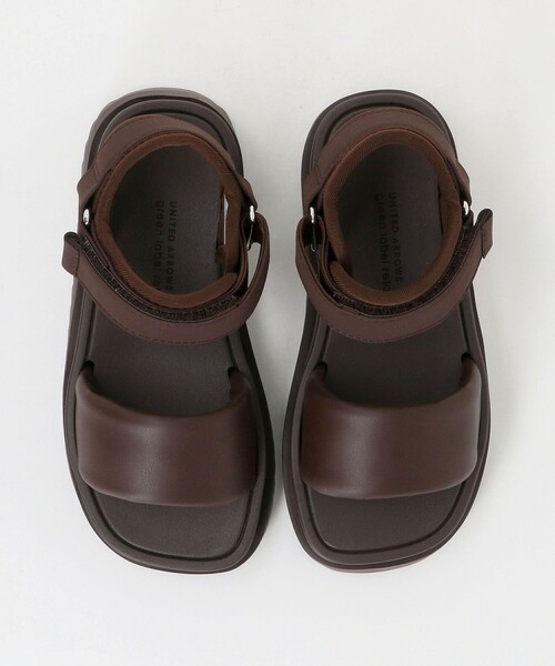green label relaxing（グリーンレーベルリラクシング）の「パフィー フラット サンダル / キッズ 17cm-23cm（サンダル・キッズ・ブラック/ダークブラウン・18cm/21cm/23cm/20cm/19cm/22cm/17cm）」の7枚目の写真
