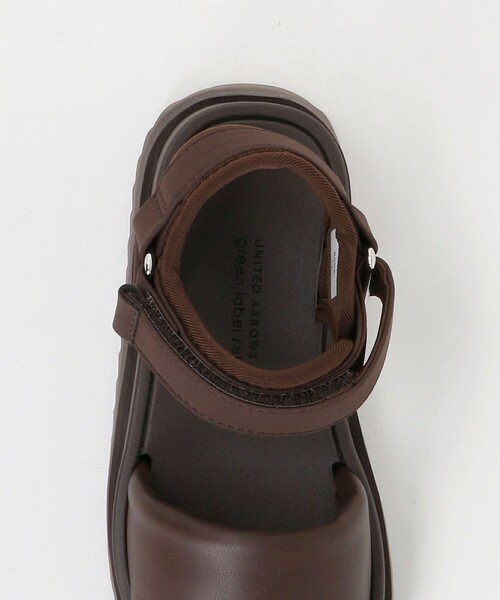 green label relaxing（グリーンレーベルリラクシング）の「パフィー フラット サンダル / キッズ 17cm-23cm（サンダル・キッズ・ブラック/ダークブラウン・18cm/21cm/23cm/20cm/19cm/22cm/17cm）」の11枚目の写真