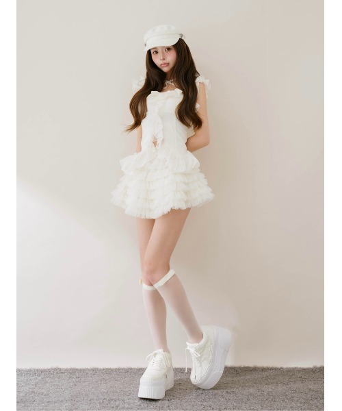 Darich(ダーリッチ)の「DDロゴキルティングスニーカー(スニーカー・レディース・ホワイト/ブラック・L/M/S/XS/XL)」の16枚目の写真