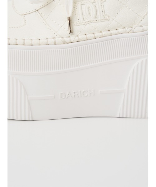 Darich(ダーリッチ)の「DDロゴキルティングスニーカー(スニーカー・レディース・ホワイト/ブラック・L/M/S/XS/XL)」の11枚目の写真