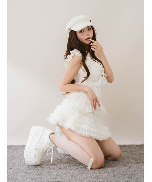Darich(ダーリッチ)の「DDロゴキルティングスニーカー(スニーカー・レディース・ホワイト/ブラック・L/M/S/XS/XL)」の22枚目の写真