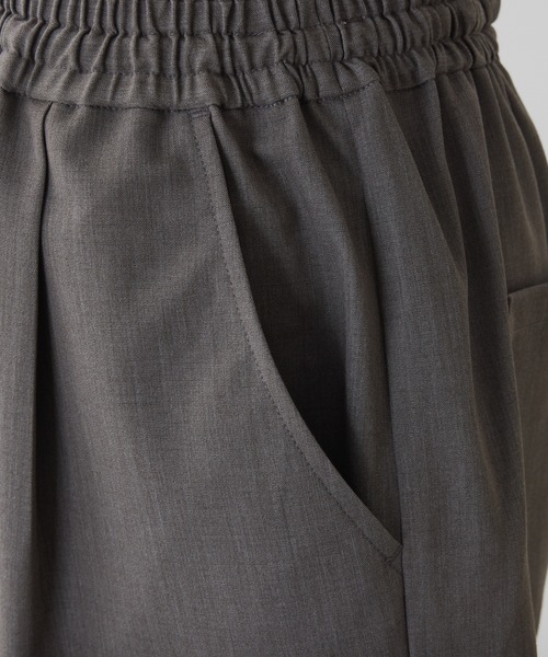 PUAL CE CIN(ピュアルセシン)の「ウエストドロスト1タックバミューダパンツ(その他パンツ・レディース・ブラック/グレー・FREE)」の17枚目の写真