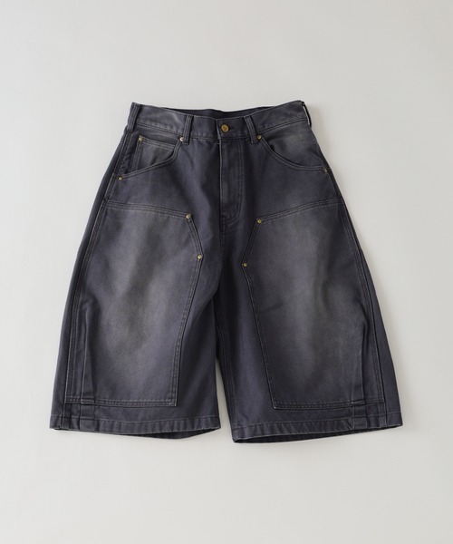 JOURNAL STANDARD(ジャーナルスタンダード)の「フェード ダブルニー ダック ショーツ(その他パンツ・メンズ・ベージュ/ブラック・MEDIUM/LARGE)」の1枚目の写真