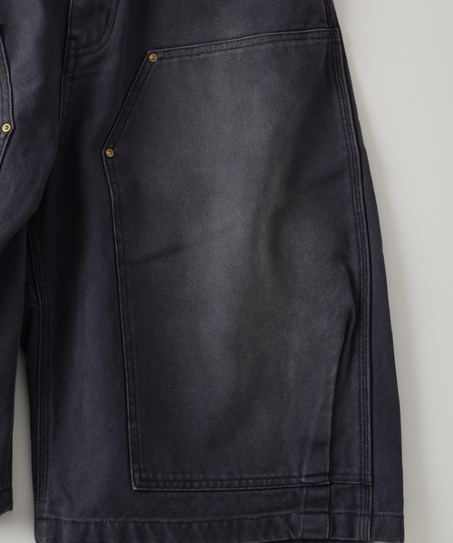 JOURNAL STANDARD(ジャーナルスタンダード)の「フェード ダブルニー ダック ショーツ(その他パンツ・メンズ・ベージュ/ブラック・MEDIUM/LARGE)」の5枚目の写真