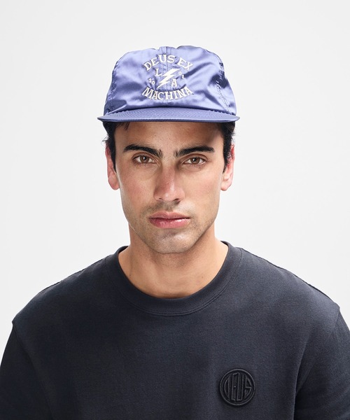 DEUS EX MACHINA(デウスエクスマキナ)の「SUKA SATIN BALL CAP(キャップ・メンズ・ブラック/ブルー・OS)」の9枚目の写真