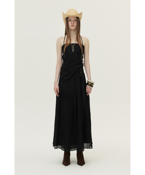 KUME(クメ)の「Paisley Lace Scarf Top, Black(Tシャツ/カットソー・レディース・その他・FREE)」の4枚目の写真