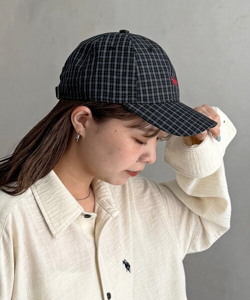 POLOCHAMPS（ポロチャンプス）の「チェックキャップ（キャップ・レディース・ブルー/アイボリー/ブラック・FREE）」の17枚目の写真