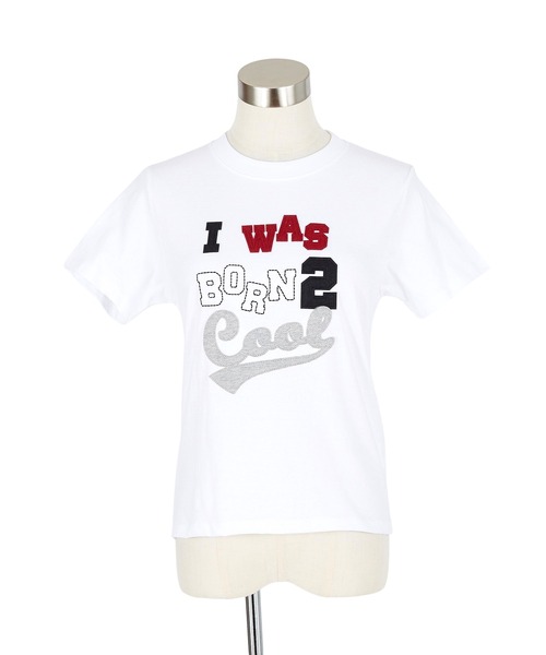 a.p.o.v.（エーピーオービー）の「a.p.o.v. クロップド丈Y2KマルチワッペンTシャツ(レディース)（Tシャツ/カットソー・レディース・ブラック/ホワイト/ネイビー・ONESIZE）」の15枚目の写真