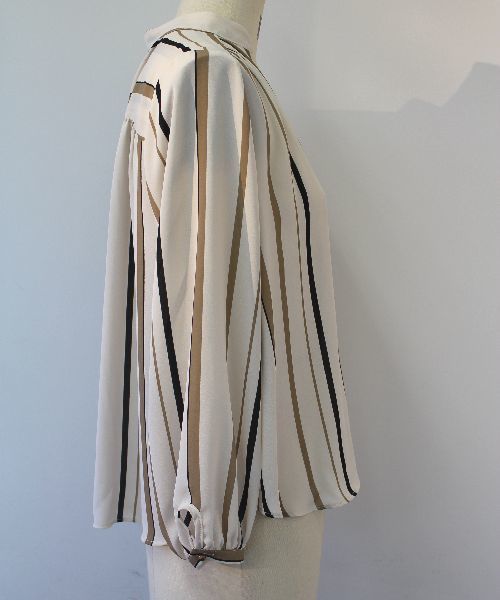 CROON A SONG（クルーンアソング）の「マルチストライプブラウス（シャツ/ブラウス・レディース・ベージュ/レッド・FREE）」の20枚目の写真