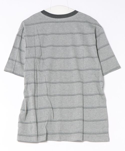 gossara(ゴサラ)の「【柔らかな着心地】ボーダーBIG T(Tシャツ/カットソー・レディース・ホワイト/グレー・FREE)」の4枚目の写真