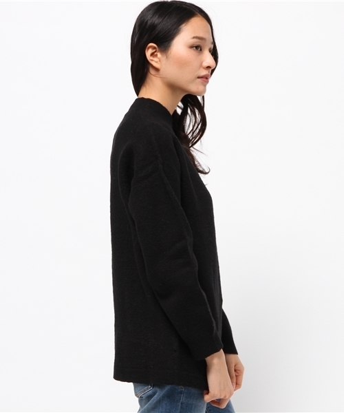 OUTLET（アウトレット）の「【Omekashi】圧縮ハイネックプルオーバー（ニット/セーター・レディース・グレー/オフホワイト/キャメル/ブラック・FREE）」の6枚目の写真