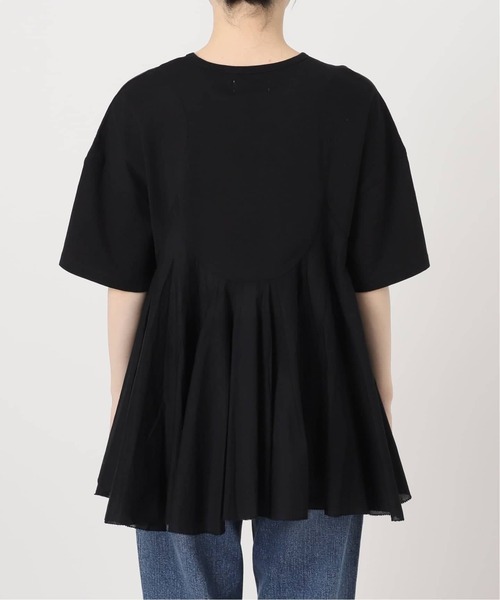 Spick & Span(スピックアンドスパン)の「《一部店舗+WEB限定 / 追加》AAYUSHI / アユーシ ペプラムラッフルTシャツ(Tシャツ/カットソー・レディース・ブラック/ホワイト・FREE)」の19枚目の写真