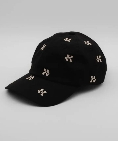 Knuth Marf（クヌースマーフ）の「【Knuth Marf】復刻別注 K logo cap クヌースマーフ ロゴ刺繍 キャップ コットン100％（キャップ・レディース・ブラック/レッド・FREE）」の3枚目の写真