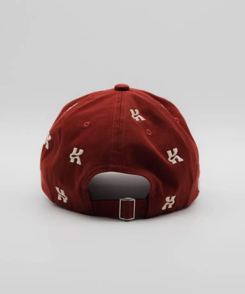 Knuth Marf（クヌースマーフ）の「【Knuth Marf】復刻別注 K logo cap クヌースマーフ ロゴ刺繍 キャップ コットン100％（キャップ・レディース・ブラック/レッド・FREE）」の14枚目の写真