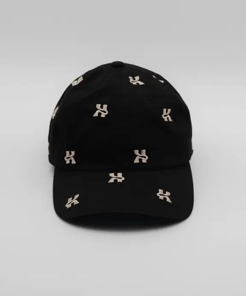 Knuth Marf（クヌースマーフ）の「【Knuth Marf】復刻別注 K logo cap クヌースマーフ ロゴ刺繍 キャップ コットン100％（キャップ・レディース・ブラック/レッド・FREE）」の5枚目の写真