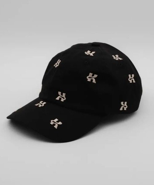 Knuth Marf（クヌースマーフ）の「【Knuth Marf】復刻別注 K logo cap クヌースマーフ ロゴ刺繍 キャップ コットン100％（キャップ・レディース・ブラック/レッド・FREE）」の6枚目の写真
