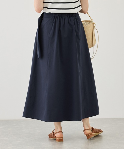 ROPE' PICNIC(ロペピクニック)の「ラップ風スカート(スカート・レディース・オフホワイト/ネイビー/カーキ・M/S)」の12枚目の写真