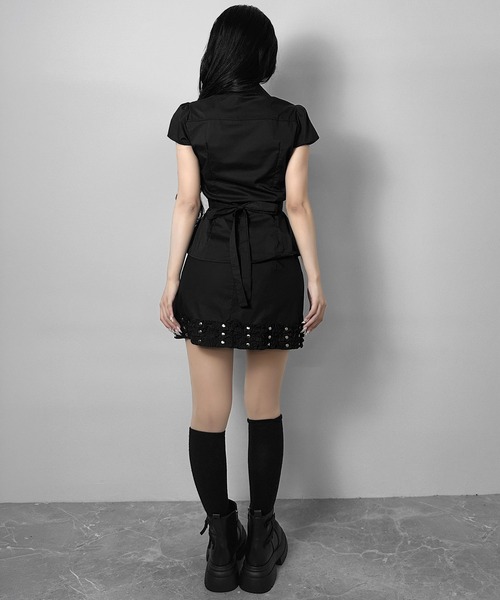 FOLLOWIN(フォロウィン)の「【3COLOR】フィットラインシャツブラウス(シャツ/ブラウス・レディース・ブラック/ホワイト/ブルー・FREE)」の20枚目の写真