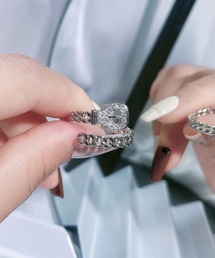 Vini（ヴィニ）の「Belt Ring / ベルト モチーフ リング (フリーサイズ)（リング）」