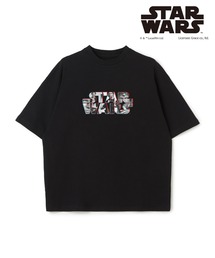 【STAR WARS/スターウォーズ】ヴィンテージライクロゴプリントTシャツ / Over Harf Sleeve T-shirt《UNISEX》